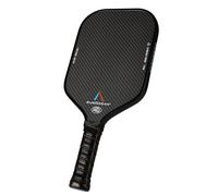 Pickleball Paddle,Pickleball Paddles-3K Raw Carbon Fiber Textured Surface with Great Grit & Spin,T700 Carbon Fiber Racket with Excellent Power,Control & Balance,USAPA Approved(Black-16mm)