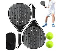 Pickleball Paddle Set - Lightweight Carbon Fiber Ergonomic Racket Sports Equipment for Training | Game Practice Equipment, Perfect Choice for Women Men Adults Park Garden School Vacan