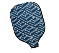 Pickleball Paddle Sleeve Zippered Protective Paddle Sleeve Storage Bag | Neoprene for Men Women Beginners Travel Protection Storage Table Tennis Racket Case Most USAPA Standard Elongated Picklebal