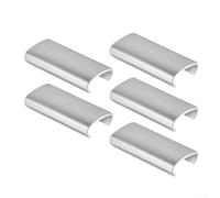 Pickleball Paddle Weight Adjustment Clip 5pcs for 16mm Paddles to Support Stable Blocking and Agile Short Shot Execution (silver)