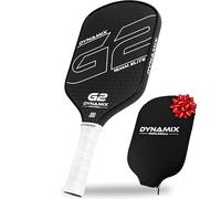Pickleball Paddles Carbon Fiber, Gen-2 Raw Carbon Fiber Pickleball Paddle, 16mm USAPA Approved Pickleball Racket for Professional Power, Spin, & Consistency, Elongated Lightweight Pro-Balance