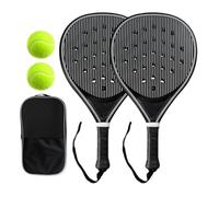 Pickleball Paddles - Carbon Fiber Racket Set | Beach & Outdoor Paddle Tenni