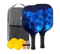 Pickleball Paddles - Pickleball Balls | Pickleball Set | Professional Lightweight Ergonomic Fiberglass Sports Home Girl Outdoor Exercise for Women