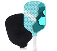 Pickleball Paddles Set of 2, Lightweight USAPA T300 Carbon Fiberglass Pickleball Set, Non-Slip Grip, Indoor & Outdoor Balls & Carry Bag for Outdoor Men Women Kids (Blue Pickleball Paddles Set of 1)