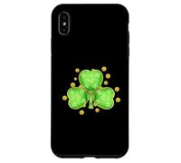 Pickleball Paddy Lucky Paddle Clovers And Court Balls Case for iPhone XS Max