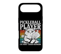 Pickleball Player Cat Mom Chaos Manager Humor Case for iPhone Air