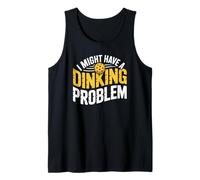 Pickleball Player Dinking Obsessed Paddle Fan Joke Tank Top