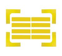 Pickleball Playing Field Marking Kit - Outdoor Driveway Pickleball Playing Field Border Marking Strips, Non-Slip Portable Tennis Sport Marking Accessories for School Sports Hall Park Lawn Court