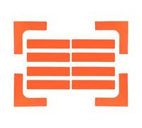 Pickleball Playing Field Marking Set Kit - Outdoor Driveway Pickleball Playing Field Border Marking Strips - Non-Slip Portable Tennis Sports Marking Accessories for School Sports Hall Park Lawn Pl