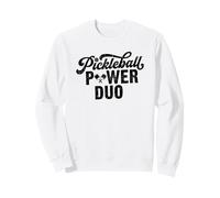 Pickleball Power Duo Funny Pickleball Partner joke Sweatshirt