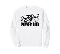 Pickleball Power Duo Funny Pickleball Partner vintage Sweatshirt