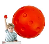 Pickleball Practice Ball - Low-Noise Polyurethane Training Orb, Official-Ratio Sports Pellet, Cushioned Practice Sphere | Lightweight Drill Round for Enthusiasts, Gym Training Gear Initiative