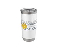Pickleball Pun Dink Outside the Box Stainless Steel Insulated Tumbler