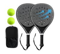 Pickleball Racket - Carbon Fibre Lightweight Non Slip Paddle, Portable Paddleboard Racket Set, High Performance Pickleball Paddle for Women Kids Adults Outdoor Sports Paddles for Games Practice Park