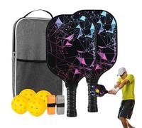 Pickleball Racket Pickleball Set | Beach Set | Pickleballs Bags for Beginners Outdoor Sports and Professional Players Ergonomic Lightweight Racket Design