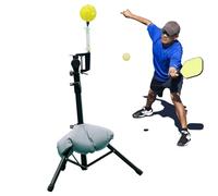 Pickleball Rebound Net Trainer, Adjustable Height Practice Aid for Solo Drills, Improve Your Shots, for Indoor & Outdoor Use