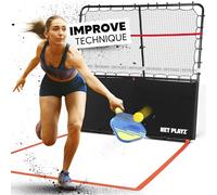 Pickleball Rebounder Training Aid, Adjustable Angle Easy Setup & Storage - Perfect Your Forehands Backhands Dinks Volleys Accuracy Coordination Kitchen Control, Designed for Pickleball