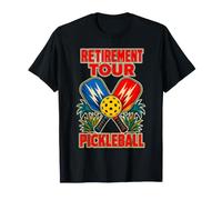 Pickleball Retirement Tour Funny Player Retiree T-Shirt