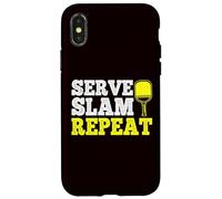 Pickleball - Serve Slam Repeat Case for iPhone X/XS