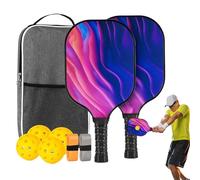 Pickleball Set - Pickleball Racket Set | Lightweight Paddle Ball | Fibreglass Professional Ergonomic Lightweight Sports Accessories for Indoor Boy Home Training Women Men Girls Sports Outdoor Outdoor