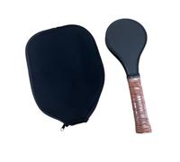 Pickleball Sweet Spot Paddle Portable Frosted Surface Pickleball Racquet Brown w Paddle Cover 35x12.7x2 cm