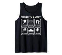 Pickleball Things I Talk About My Backhand the Kitchen Tank Top