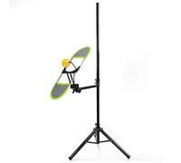 Pickleball Topspin Trainer,Dual-Sport Training aids for Pickleball&Tennis,Portable Pickleball Practice Equipment,360°Rotation&Height Adjustable,No Pick-Up Training Tool for Indoor/Outdoor Use