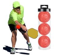 Pickleball Training Balls - Pack of 3 Packs 74mm Cables Quiet Lightweight Design | Durable Indoor Pickleball Balls for Beginners and Practice Games Heats Up Le