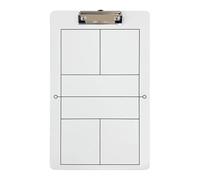 Pickleball Training Board - 35x22cm Erasable White PVC Coaching Board | Multi Functional Drawing Clipboard | Robust Training Aid For Competition Strategy | Data Analysis Tactics Display | Portable