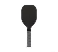 Pickleball Training Paddle Carbon Fiber Sweet Spot Racket Wood Handle Anti-Slip Grip for Beginners Advanced Players Skill Improvement Black(gray)