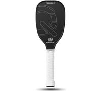 Pickleball Training Paddle -USAPA Approved Pickleball Trainer Practice Paddle, Carbon Fiber Particle Paint Frosted Surface, Extra Long Handle, 16mm Core Sports Sweet Spot Training Paddle