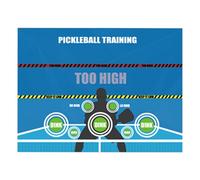 Pickleball Wall Trainer - Foam Material, Rebound Dink Practice Training Pad Poster With Skill Enhancement Aid | Wall Dink Training Aids, Accuracy Control Drills, Home Court Workout | Rebounder