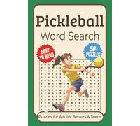 Pickleball Word Seach Puzzle Book: Fun and Easy-to-Read Pickleball Word Searches and More | 6x9 Inches, 110 Pages | Over 50 Engaging Puzzles… Perfect Gift for Travel, Holidays, and Leisure Time