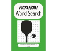 Pickleball Word Search: 55 Engaging Word Finds Featuring Rules, Gear, Players, and Court Terms | 6x9 inches and 110 pages | Fun and Challenging Pickleball-Themed Puzzles for Kids, Teens, and Adults
