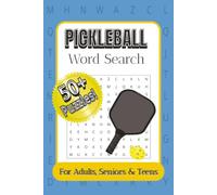 Pickleball Word Search Puzzle Book: Easy to Read Print, 6 x 9 inches, 110 Pages| 50+ Puzzles… Gift for Vacations, Holidays, or any occasion!