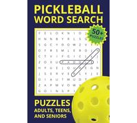 Pickleball Word Search Puzzle Book: Word Searches, Fun and Easy to Read, Pickleball, Racquet Sports, and Tennis Game Book | 6x9 inches, 110 pages | 50+ Puzzles