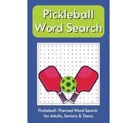 Pickleball Word Search Puzzle Book: Word Searches with Easy to Read Print about Pickleball Terminology, Pickleball Game Play, and More | 6x9 inches, ... Gift for Vacation, Holidays and Free Times