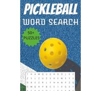 Pickleball Word Search Puzzle Book: Word Searches with Easy to Read Print about X,X,X and More [6x9 inches, 110 pages, 50+ Puzzles] ... Gift for Tournaments, Travel, Holidays, and Free Times