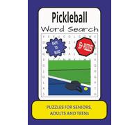 Pickleball Word Search: Word Search with Easy to Read Print about Pickleball, Puzzle Book, Pickleball Activity, Brain Games, Competition, Players and ... (Sports and Activities Word Search Book)