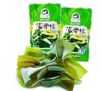 Pickled mountain pepper crispy bamboo shoots,hot and Spicy crunchy tender kelp knot,Ready-to-Eat seaweed slice nori silk,Spicy strips,instant kimchi vegetable,casual Snacks (Seaweed knot,50g)