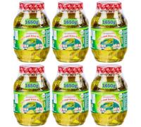 Pickled Mustard Greens with leaf 1650g - Xue Cai, Haam choy, Dua Cai Chinese sour pickles catering size (6x1650g)