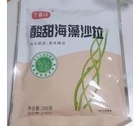 Pickled seaweed silk, instant seaweed salad, sour and hot wakame silk 200g, mustard flavor kelp, spicy pickles vegetable, Sushi side dishes, delicious kimchi, cold mixed dishes (sweet and sour,2 bags)