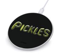 Pickles Cute Wireless Charger 10W Max Fast Light Fast Phone Charging Pad with USB Cable