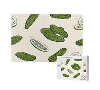 Pickles Or Pickled Cucumbers,1000 Pieces Wooden Jigsaw Family Game Jigsaw Puzzles for Adults Teens Home Decor