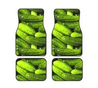 Pickles Pickle 4 Pieces Car Floor Mats Car Carpets Full Sets Universal Fit for SUV, Vans, Sedans, Trucks All Weather Protection Auto Foot Carpet