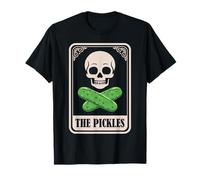Pickles Tarot Card Skeleton Canning Season Gardener Humor T-Shirt