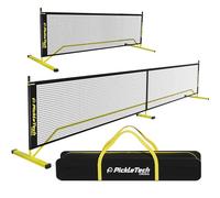 4.0 Slim Version 2in1 Portable Pickleball Nets Outdoor Game, 22ft 11ft Pickleball Net-USAPA Regulation Size-Half Court Pickle Ball Net System with Carrying Bag for Driveway