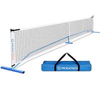 PICKLETECH - APB-PT22FT-B - Portable Pickleball Net 3.0 PRO - Reinforced Version - Regulation 6.7 m - Steel Frame - PVC PEHD Net - Non-Slip Base - Carry Bag - Pickleball Equipment