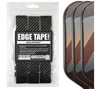 PICKLETECH Pickleball Edge Guard Tape - 3K PU Interwoven Texture - Paddle Head Edge Tape - Racket Edge Protection Tape -Fit Perfectly Curved Edge -No Wrinkling
