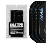 PICKLETECH Pickleball Edge Guard Tape - Black Grid Pattern Edge Tape for Pickleball Paddle - Fit Perfectly Curved Edge - No Wrinkling